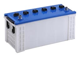 Heat sealed battery container